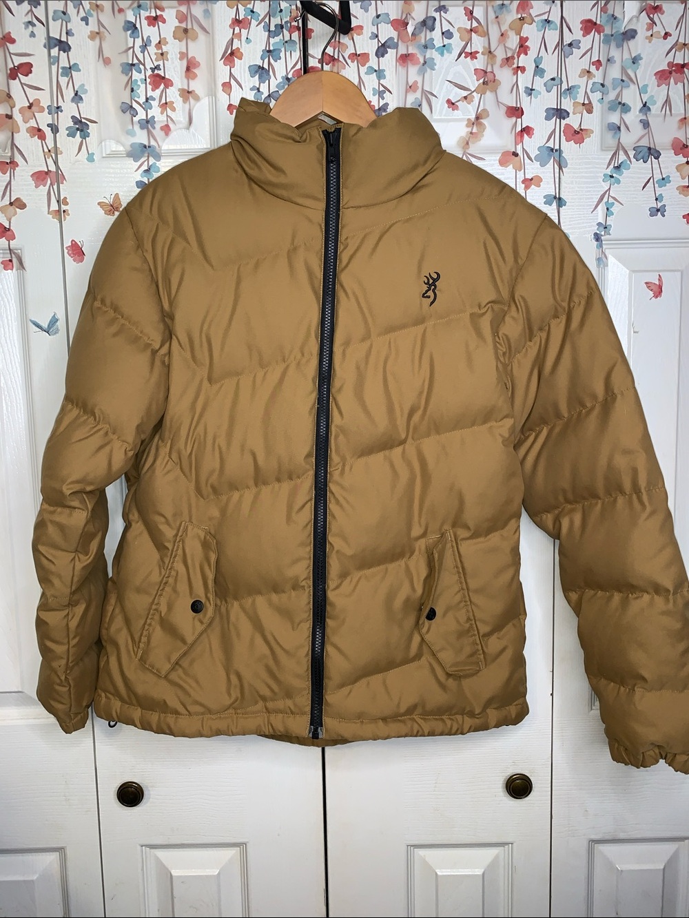 Browning Men's Puffer Jacket in Caramel Brown